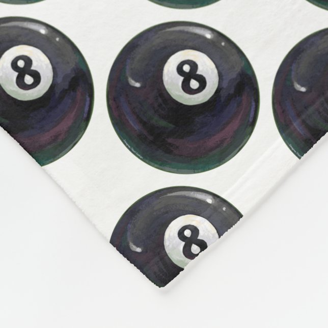 Couverture Polaire Motif de 8 boules (Coin)