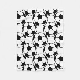 Couverture Polaire motif de ballon de football