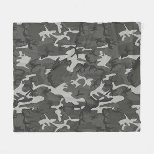 Couverture Polaire Motif de camouflage urbain
