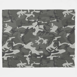 Couverture Polaire Motif de camouflage urbain