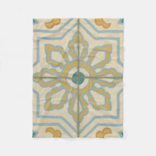 Couverture Polaire Motif de carreaux décoratifs de l'ancien monde
