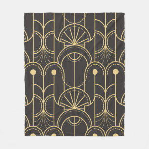 Couverture Polaire Motif de carreaux géométriques modernes
