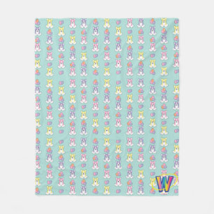 Couverture Polaire Motif de corgi de ressort de Lil