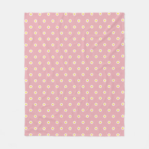 Couverture Polaire Motif de fleur marguerite - Pureté, citation d'inn
