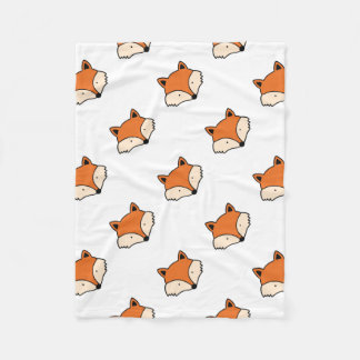 Couverture Polaire Motif de Fox