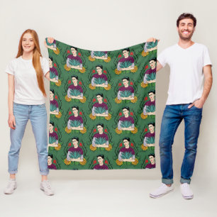 Couverture Polaire Motif de Frida Kahlo   MI Mexique Lindo