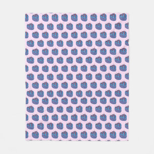 Couverture Polaire Motif de gâteau au coeur mou