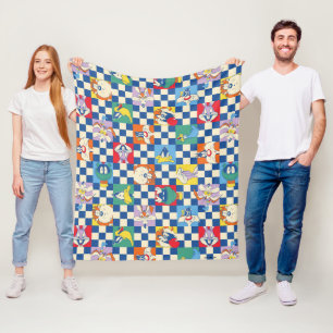 Couverture Polaire Motif de jeton couleur LOONEY TUNES™ Checker