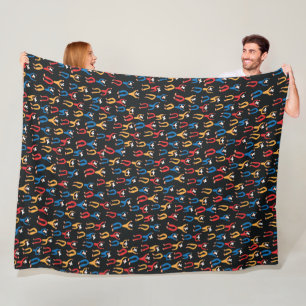 Couverture Polaire motif de la soirée folklorique vénézuélienne