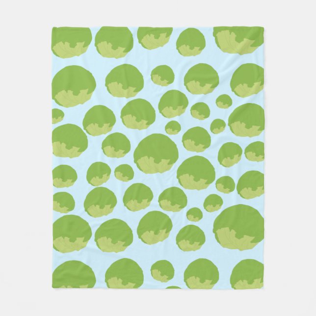 Couverture Polaire Motif de laitue (Devant)