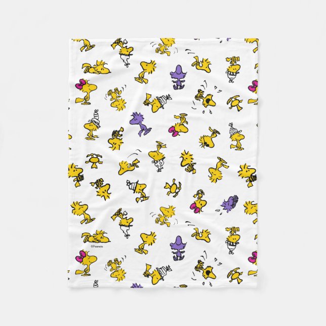 Couverture Polaire Motif de loisirs Woodstock (Devant)