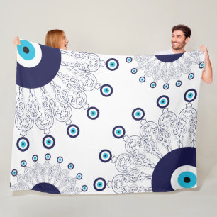 Couverture Polaire Motif de Mandala grec nazi protecteur mal oeil