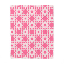 Motif de mode pop-art rose étoile Carré