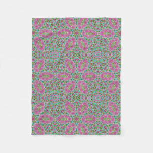 Couverture Polaire Motif de mosaïque moderne Abstrait kaléidoscopiq