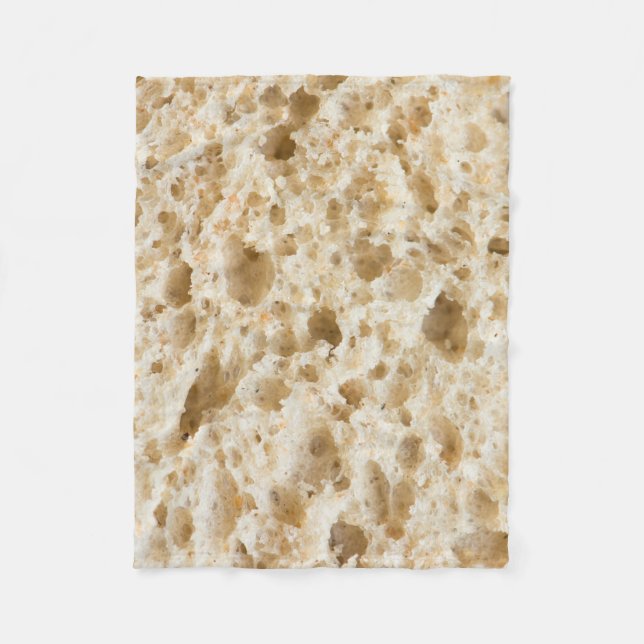Couverture Polaire Motif de pain frais (Devant)