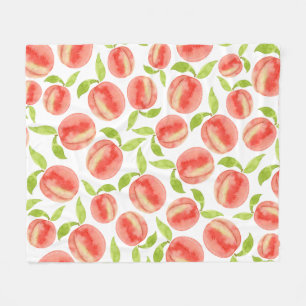 Couverture Polaire Motif de pêche aquarelle