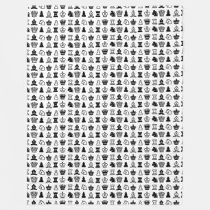 Couverture Polaire Motif de pièce d'échecs
