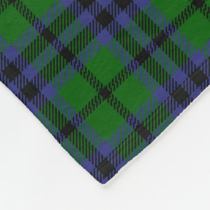 Couverture Polaire Motif de plaid de tartan de famille d'Austin
