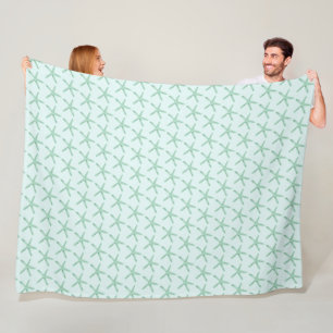 Couverture Polaire Motif de poisson de mer de Bohême