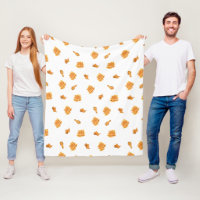Motif de poulet et gaufres