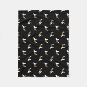 Couverture Polaire Motif de race de chien Saint-Bernard