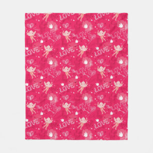 Couverture Polaire Motif de Saint-Valentin avec le cupidon