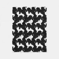 Motif de silhouettes de Landseer Terre-Neuve