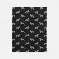 Motif de silhouettes de Terre-Neuve