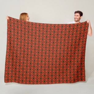 Couverture Polaire Motif de soie égyptien Horus God Flame