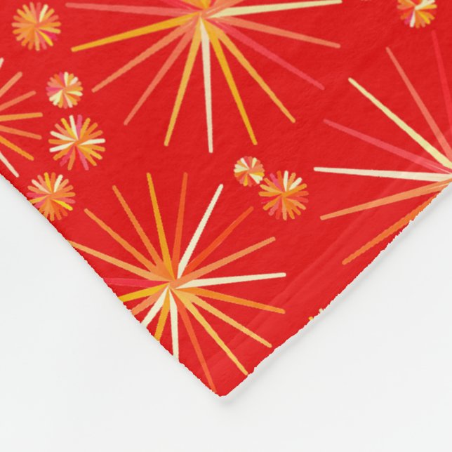 Couverture Polaire Motif de Spoutnik de la moitié du siècle, (Coin)