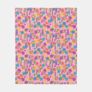 Couverture Polaire Motif de sucrerie de lucettes