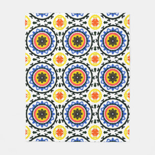 Couverture Polaire Motif de Suzani