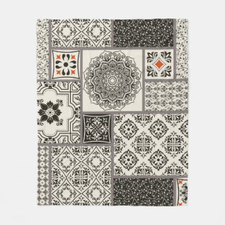 Couverture Polaire Motif de tuile islamique Majolica
