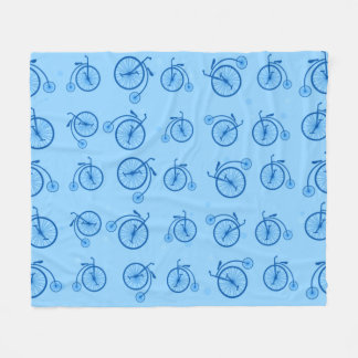 Couverture Polaire Motif de vélo rétro