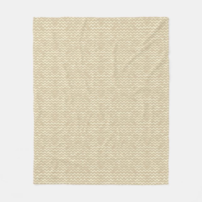 Couverture Polaire Motif de zigzag (Devant)