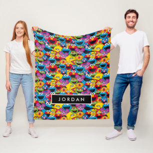 Couverture Polaire Motif d'équipage de rue Sésame personnalisé