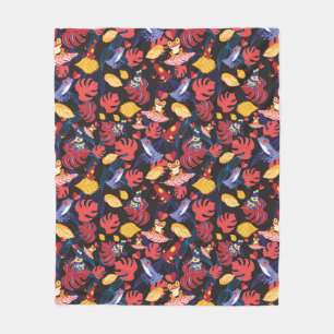 Couverture Polaire Motif des grenouilles d'amants