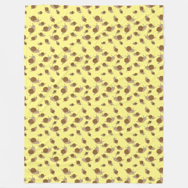 Couverture Polaire Motif d'escargot (Devant)