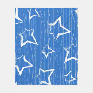 Couverture Polaire Motif d'étoiles
