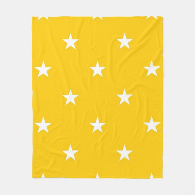 Couverture Polaire Motif d'étoiles (Devant)