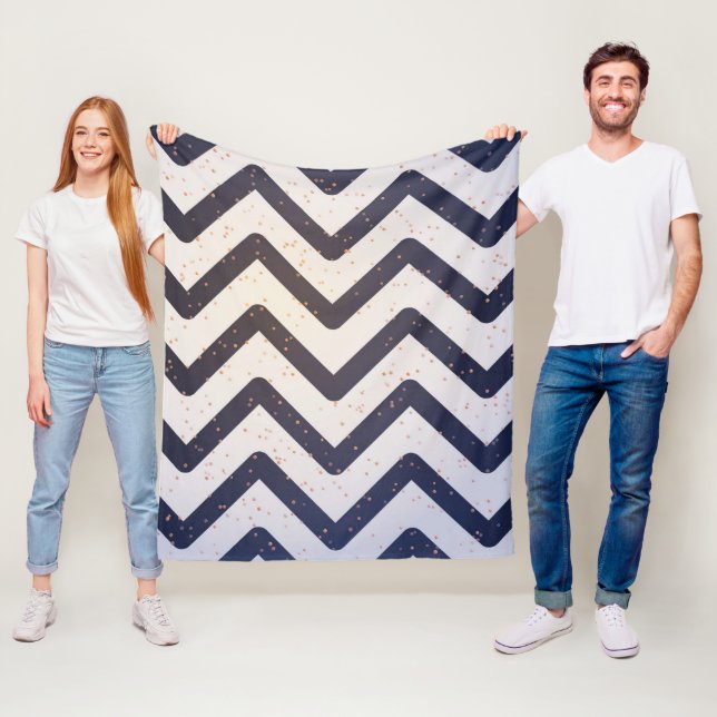 Couverture Polaire Motif d'hiver 9 (En situation)