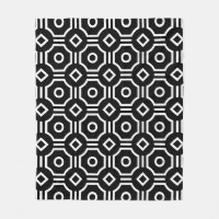 Motif d'illusion optique Carré noir blanc