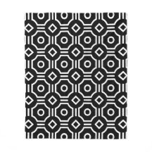 Motif d'illusion optique Carré noir blanc
