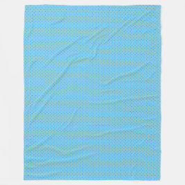 Couverture Polaire Motif Drapeau de Sainte-Lucie