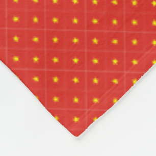 Couverture Polaire Motif du drapeau du Vietnam Patchwork