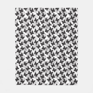 Couverture Polaire motif d'un papillon