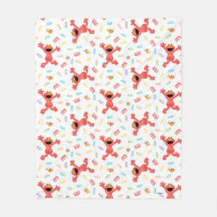 Couverture Polaire Motif Elmo Crayon