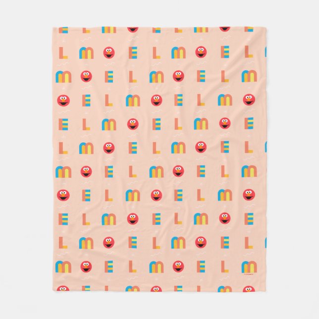 Couverture Polaire Motif Elmo moderne (Devant)