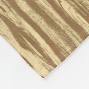 Couverture Polaire Motif en bois de chèfle - brun de cacao et brun br