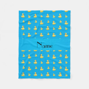 Couverture Polaire Motif en caoutchouc nommé personnalisé de canard